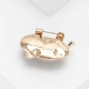 New exquisite and creative alloy enamel coffee cup brooch, personalized and creative women's clothing brooch accessory pin Application Scenario
